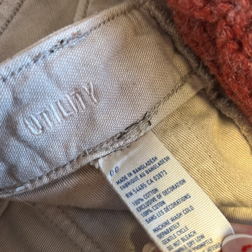 AMERICAN EAGLE KHAKI UTILITY SZ4 9466-M BUTTON FLAP POCKETS - Picture 6 of 12